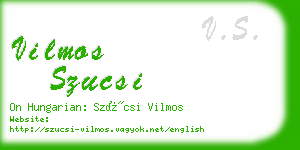 vilmos szucsi business card